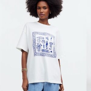 Madewell x Lisa Says Gah! Graphic Softfade Cotton Ex-Boyfriend Tee